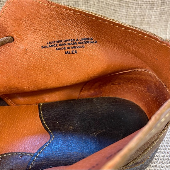 🛑SOLD🛑  Born Boot Shoes Chukka  Leather Lace Up Brown Men's Size 9 M - Picture 10 of 13